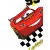 Disney textil tetra pelenka 70*70cm -  Lightning McQueen