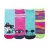 Yo! ABS frottír zokni 1 db 20/22- pink/szem