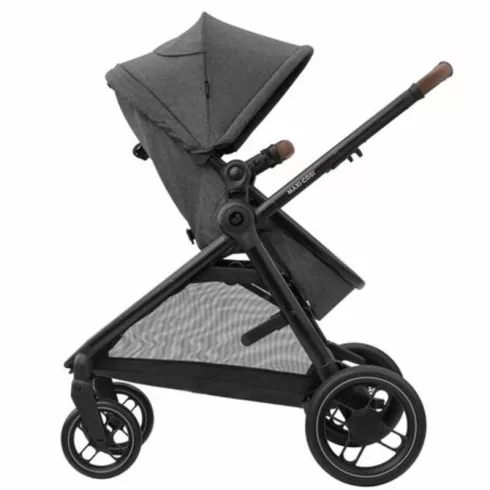 Maxi-Cosi Zelia S Trio babakocsi szett + FamilyFix S ISOFIX talppal - Dark Grey