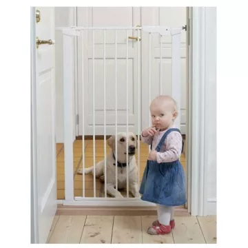 Babydan Premier PET GATE magas rács 73-80 cm, fehér