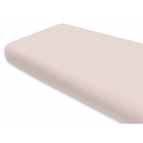 Baby Shop pamut,gumis lepedő 60*120 - 70*120 cm-es matracra használható - púder rózsaszín