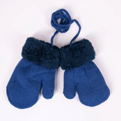 Yo! Bébi téli kesztyű 14 cm - Kék