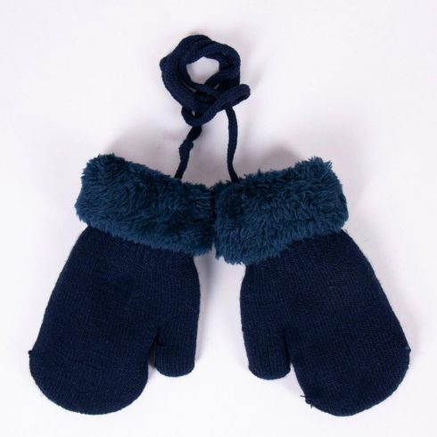 Yo! Bébi téli kesztyű 14 cm - Sötét kék