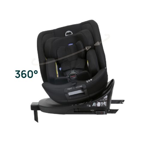 Chicco EVERONE I-SIZE 40-150cm 
fogatható autósülés -  Grey Black