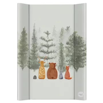   Ceba Baby puha 2 ékes pelenkázó lap 50*70 cm - Basic Forest Companions