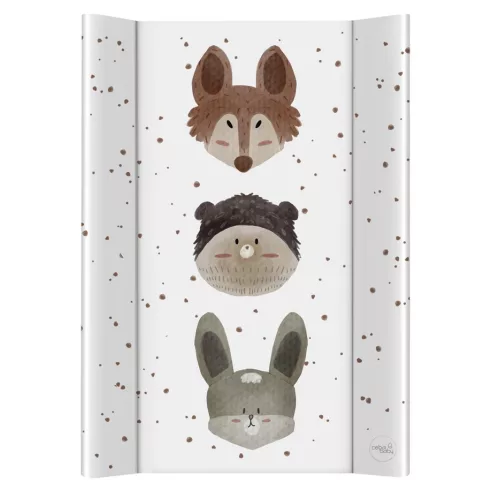 Ceba Baby puha 2 ékes pelenkázó lap 50*70 cm - Basic Cute Animals