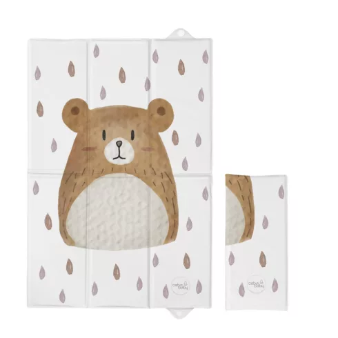 Pelenkázó alátét utazáshoz 60x40 cm - Basic Bear Buddy