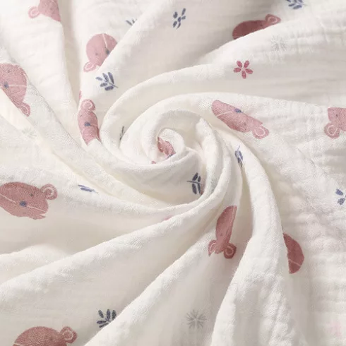 BabyOno Extra puha textil pelenka  3 db gyűrt muszlin - szürke