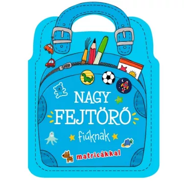 Nagy fejtörő fiúknak matricákkal