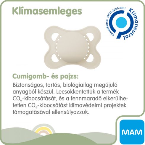 MAM Original Pure 2-6 hó nyugtató cumi 2 db-os - rózsaszín bagoly/lila bagoly