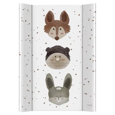 Ceba Baby merev pelenkázó lap 50*70 cm - Basic Cute Animals