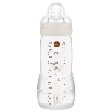 Mam Easy Active 4+ cumisüveg 330 ml -  bézs mosómaci 