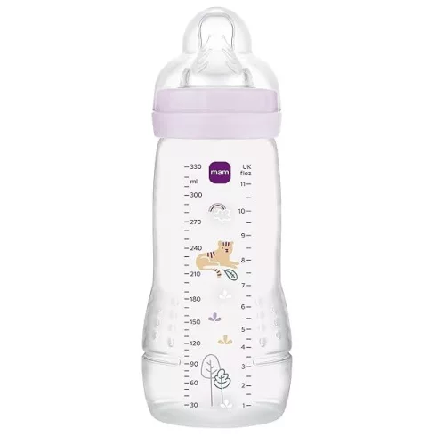 Mam Easy Active 4+ cumisüveg 330 ml - lila tigris 