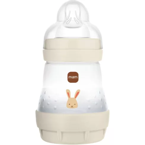 MAM Anti-Colic cumisüveg 160ml 0hó+ Bézs Nyuszi 