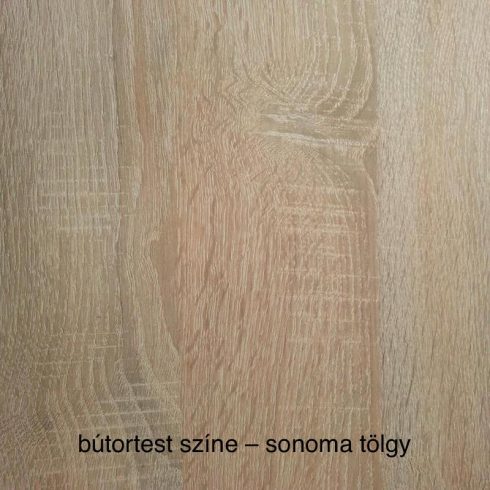 Todi Classic babaszoba II. - sonoma tölgy / bordázott fehér