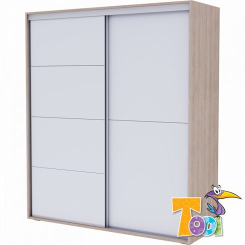 Todi Classic babaszoba III. - sonoma tölgy / bordázott fehér