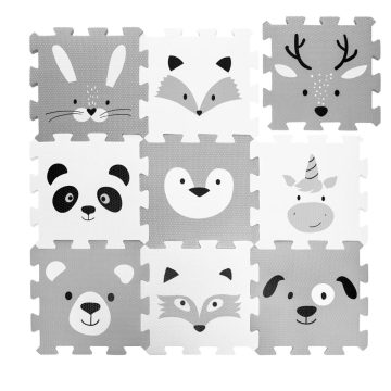 Zopa szivacs puzzle 30x30 cm 9db - Forest