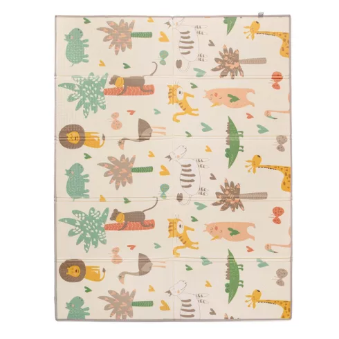 Zopa Multifunkciós kétoldalas összecsukható játszószőnyeg 200x150cm - Savana
