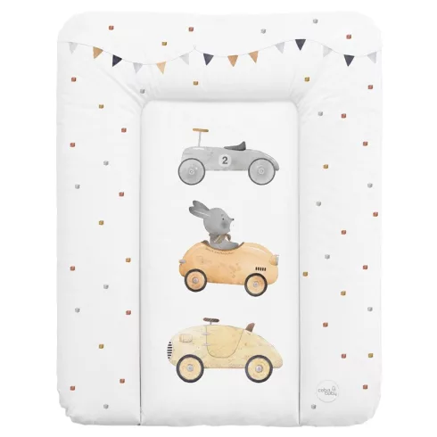 Ceba Baby puha pelenkázó lap 50*70 cm - Basic Bunny Driver