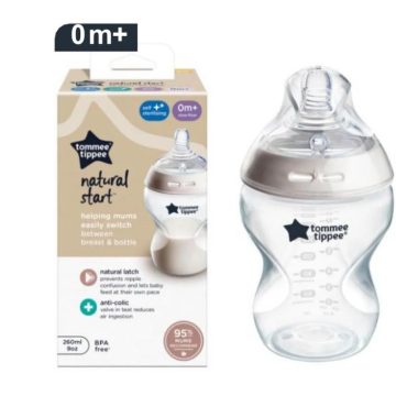 Tommee Tippee Natural start 260ml cumisüveg  0 hó+ 