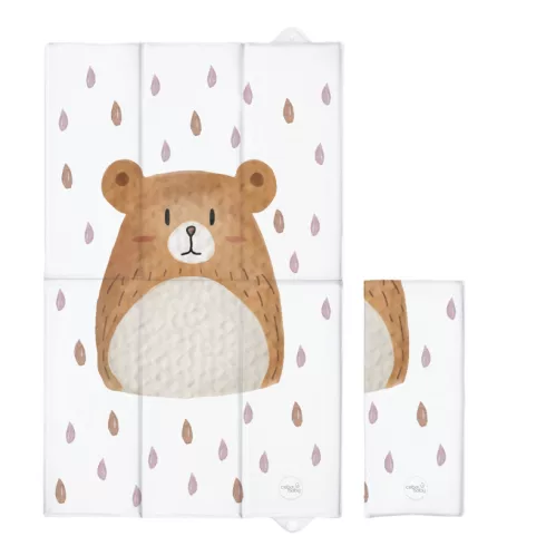 Pelenkázó alátét utazáshoz 50x80 cm - Basic Bear Buddy
