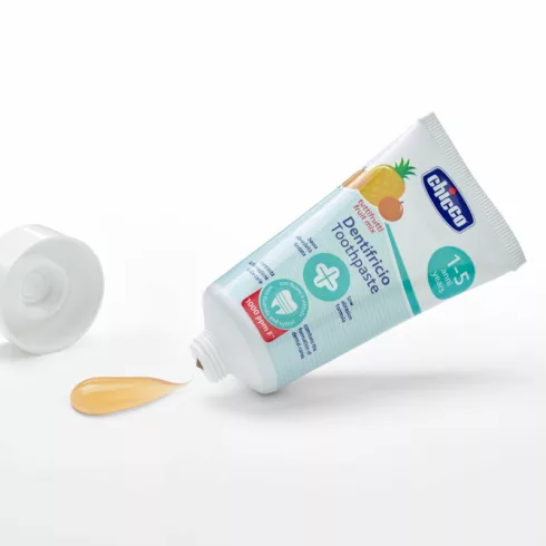 Chicco Vegyes gyümölcs ízű fogkrém 50 ml fluoridos xilittel Tuttifrutti 1-5 év