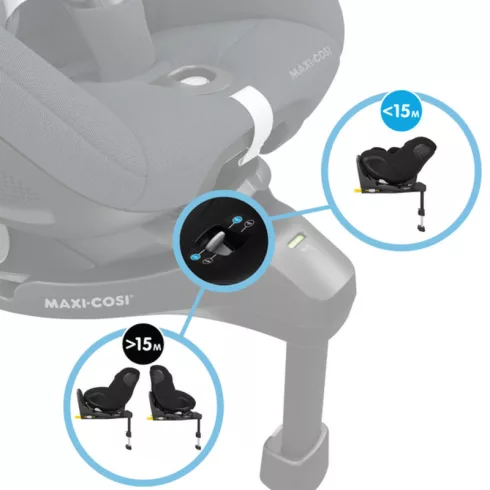 Maxi-Cosi Mica 360 Pro - Eco & SlideTech
40 - 105 cm, 0-4 év gyerekülés - Authentic Graphite