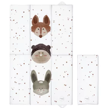   Pelenkázó alátét utazáshoz 50x80 cm - Basic Cute Animals