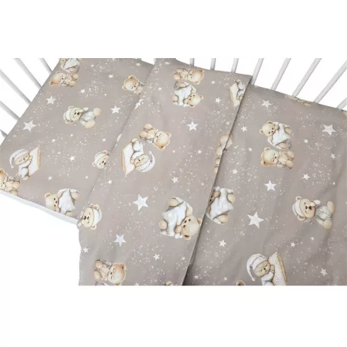Baby Shop ágynemű huzat 100*135 cm - Jó Éjszakát bézs