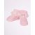 Yo! Baby pamut zokni csipkés pink 3-6 hó