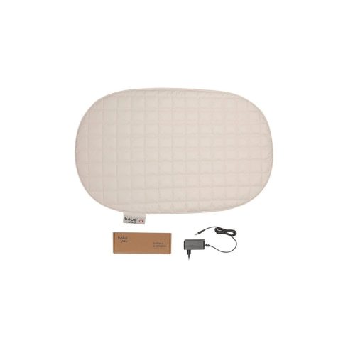 Bébé Jou fűtött steppelt pelenkázó lap - Quilted Squares (beige)