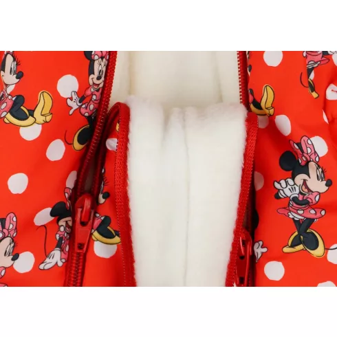 Disney Minnie baba kapucnis overall kesztyűvel 68-74 piros