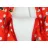 Disney Minnie bélelt kapucnis bébizsák 68-74 piros