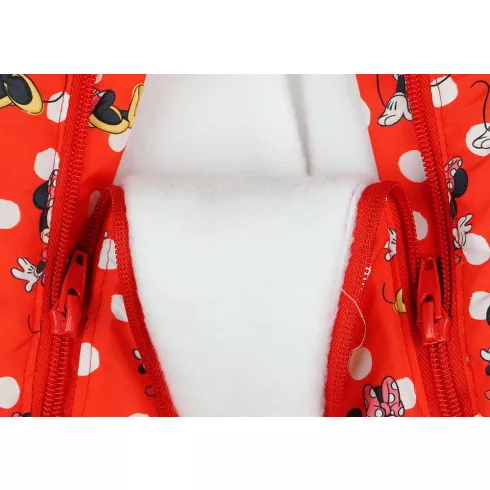 Disney Minnie bélelt kapucnis bébizsák 68-74 piros