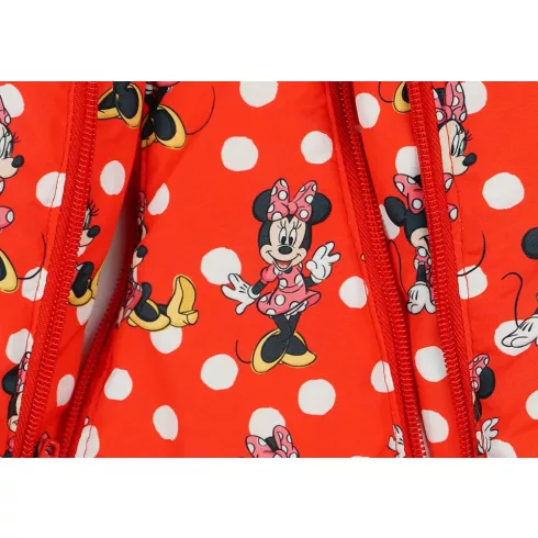 Disney Minnie bélelt kapucnis bébizsák 68-74 piros