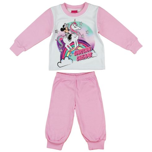 Disney Minnie és unikornis lányka 2 részes pizsama (98)