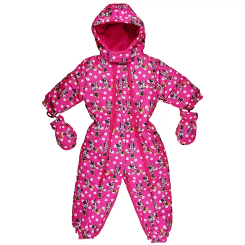 Disney Minnie baba kapucnis overall kesztyűvel 80-86 pink