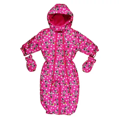 Disney Minnie baba kapucnis overall kesztyűvel 80-86 pink