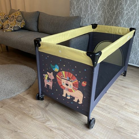 P&M Koot 1 szintes utazóágy - Lion Yellow