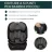   Chicco Gro-Up biztonsági autósülés I-Size 76-150 cm Isofix-nélküli autókba - Pure Black