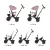 KINDERKRAFT Spinstep tricikli Pastel Pink