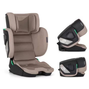   PETITE&MARS Flex Pro i-Size gyermekülés - 100-150 cm - Brown Air