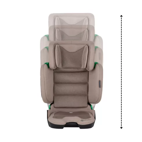 PETITE&MARS Flex Pro i-Size gyermekülés - 100-150 cm - Brown Air