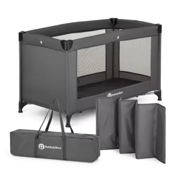 P&M Koot Lite 1 szintes utazóágy - Dark Grey