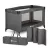 P&M Koot Lite 1 szintes utazóágy - Dark Grey