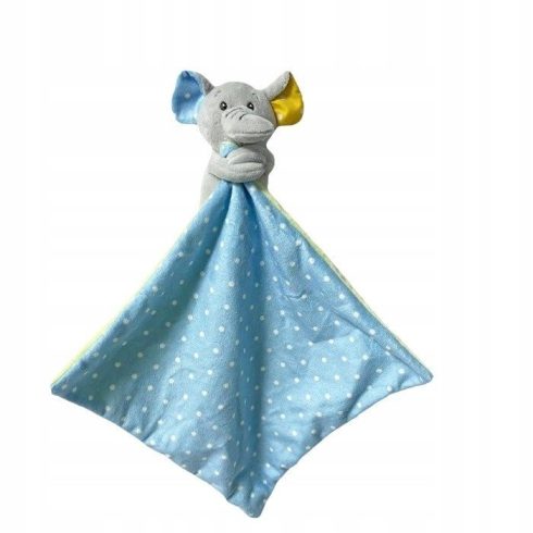 Tulilo puha plüss alvókendő - elefánt színes kendővel 