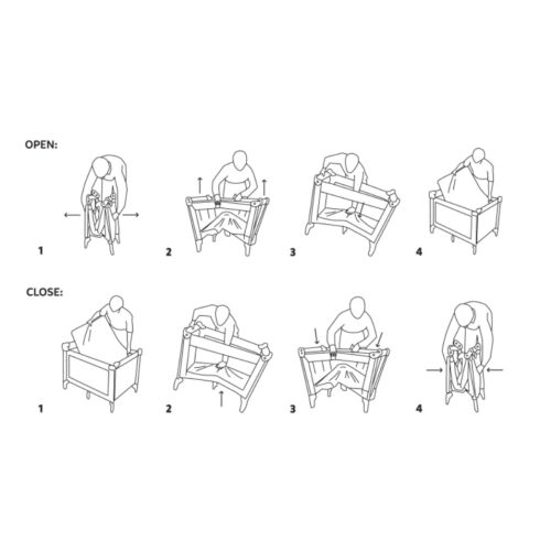 PETITE&MARS Nyja 1 szintes utazóágy - Elegant Dreamlines Mocha
