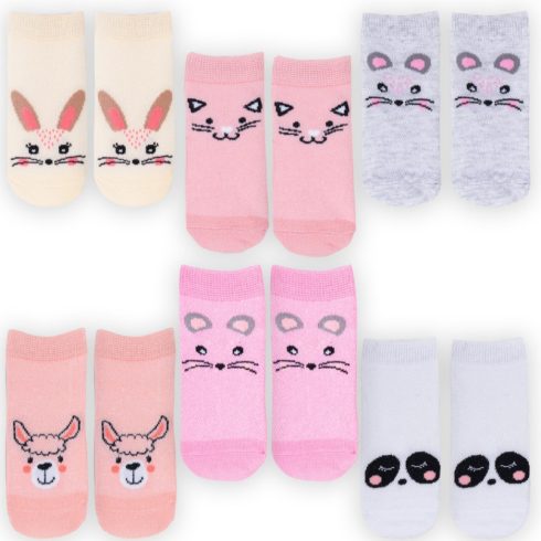 Yo!club pamut zokni 17/19 - szürke egérke