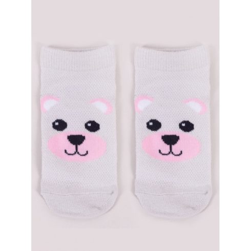 Yoclub pamut bokazokni 23/26 - szürke/maci