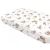 Baby Shop 60*120 cm pamut,gumis lepedő - Mackó álom rózsaszín
